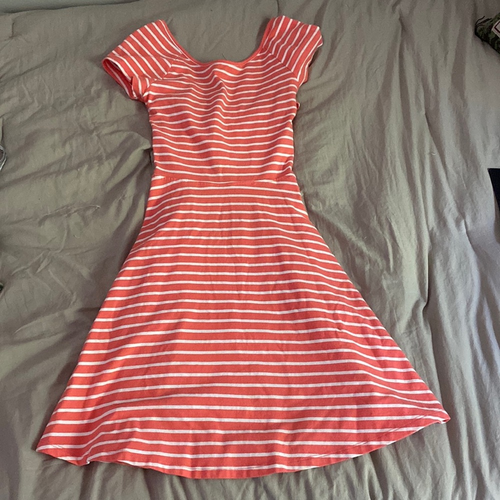 SO Pink and White Stripe Dress